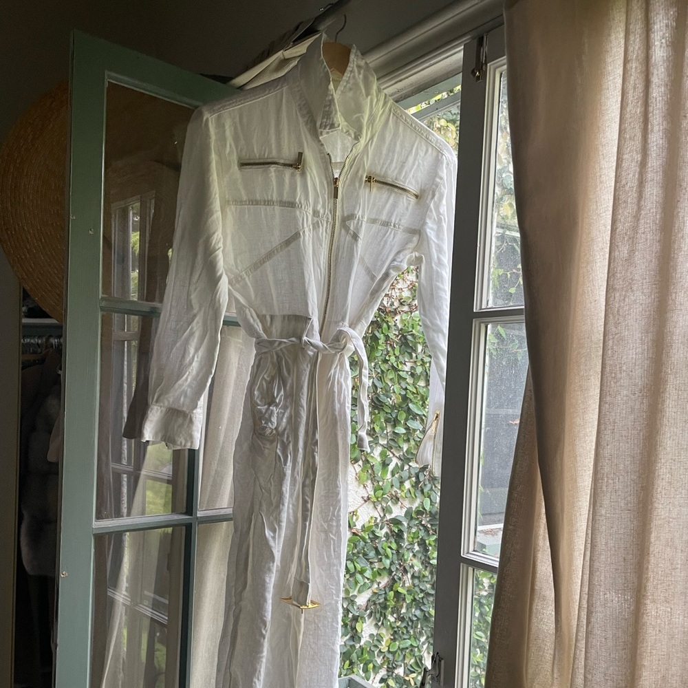 WeWoreWhat Linen Pantsuit